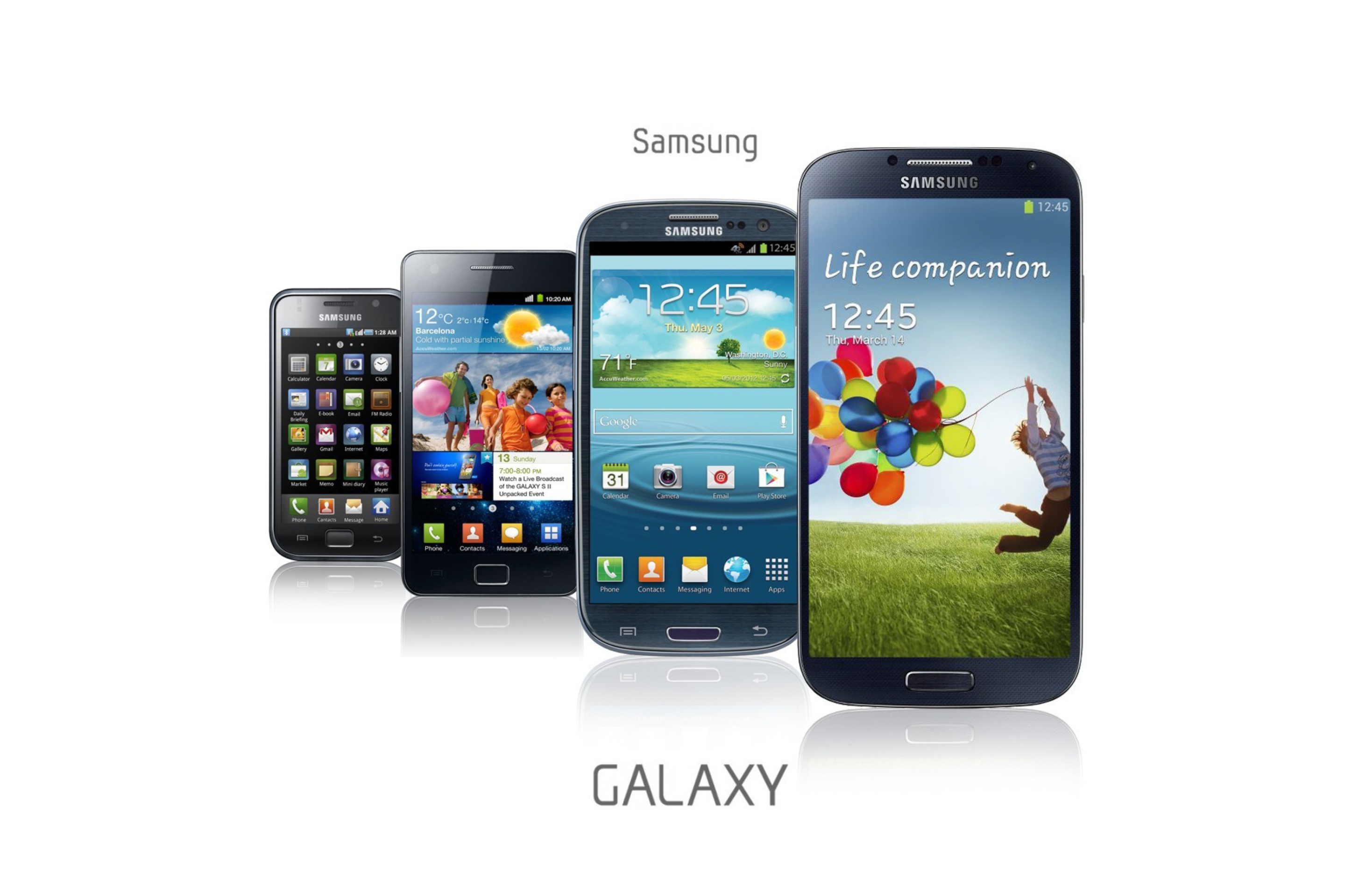 Das Samsung Smartphones S1, S2, S3, S4 Wallpaper 2880x1920