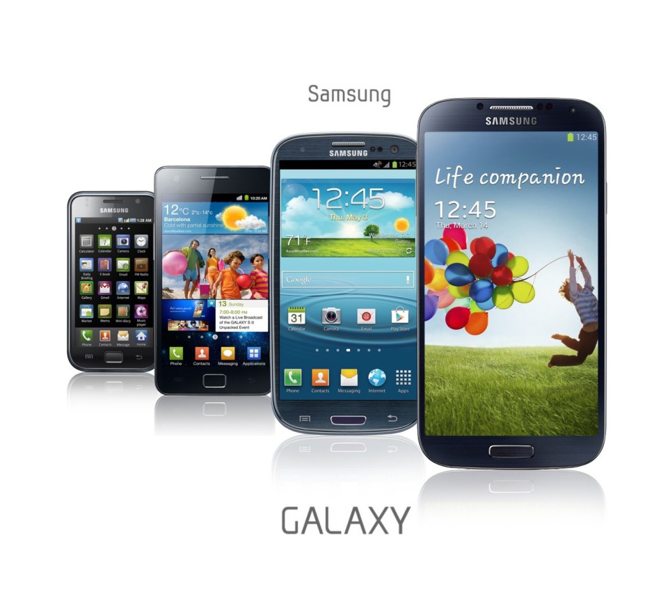 Das Samsung Smartphones S1, S2, S3, S4 Wallpaper 960x854