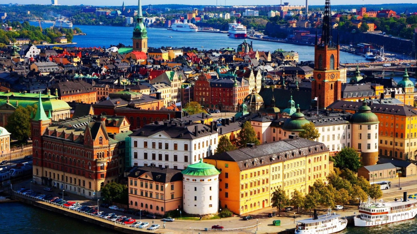 Fondo de pantalla Stockholm - Sweden 1366x768