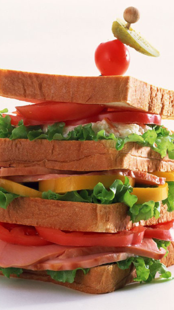 Breakfast Sandwich wallpaper 360x640