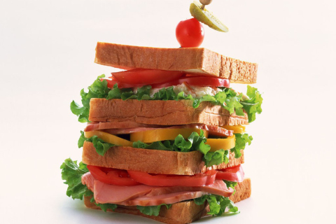 Breakfast Sandwich wallpaper 480x320