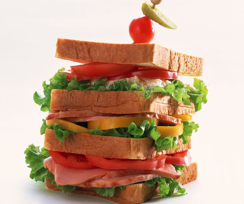 Breakfast Sandwich wallpaper 960x800