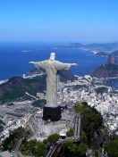 Christ the Redeemer statue in Rio de Janeiro wallpaper 132x176