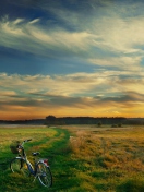 Riding Bicycle In Country Side screenshot #1 132x176