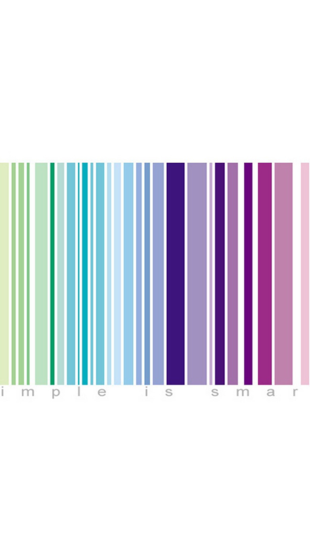 Rainbow Bar Code wallpaper 1080x1920