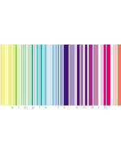 Das Rainbow Bar Code Wallpaper 176x220