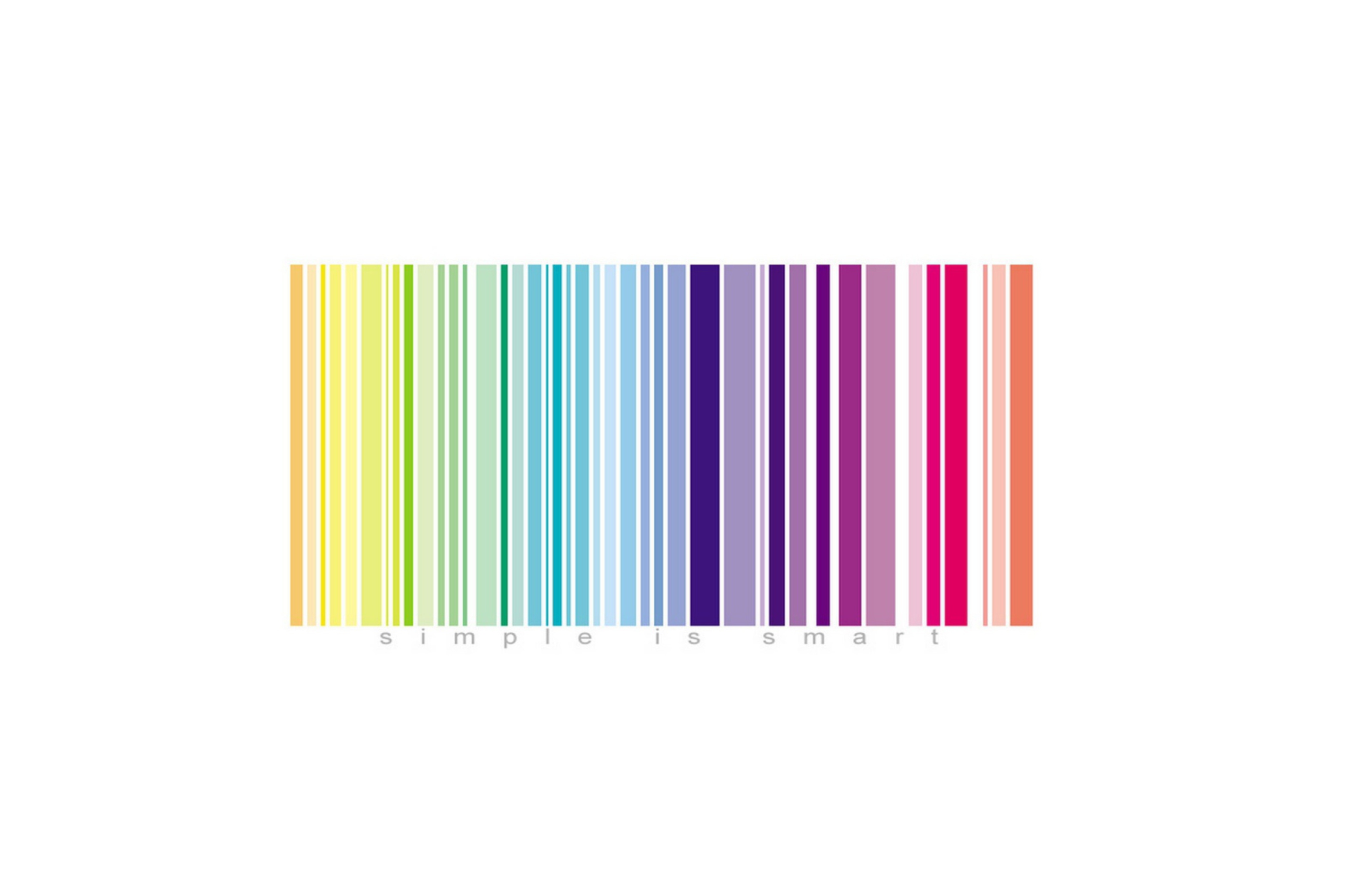 Rainbow Bar Code wallpaper 2880x1920