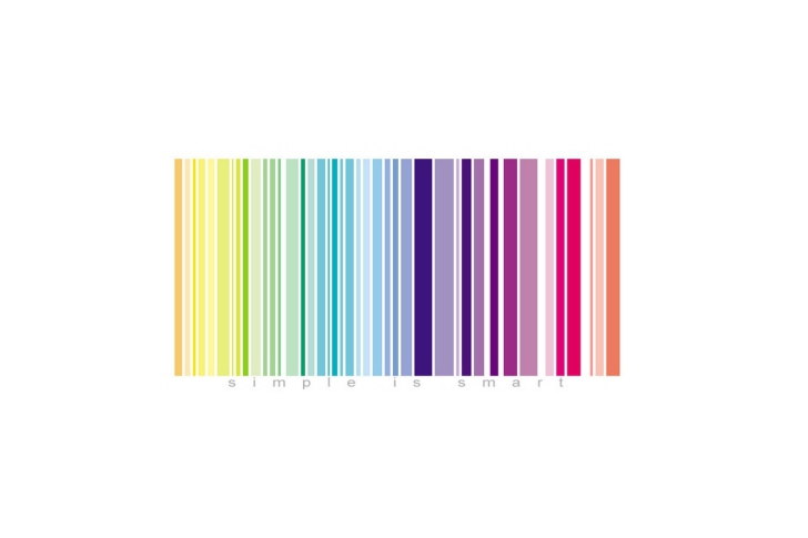 Das Rainbow Bar Code Wallpaper