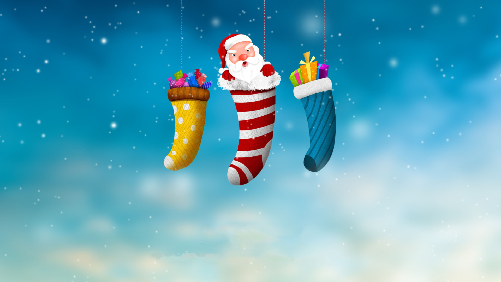 Santa Is Coming To Town wallpaper 1920x1080