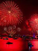 Screenshot №1 pro téma Asian Holiday fireworks 132x176