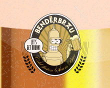 Das Futurama Bender  Benderbrau Wallpaper 220x176