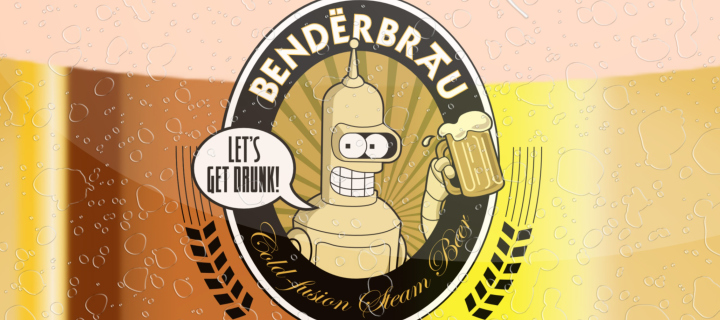 Futurama Bender  Benderbrau wallpaper 720x320