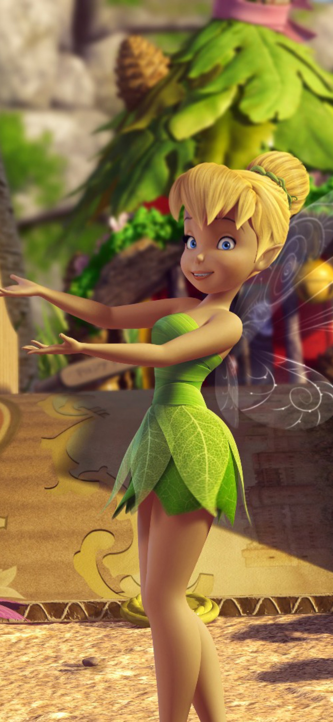 Das Tinker Bell And The Great Fairy Rescue 2 Wallpaper 1170x2532