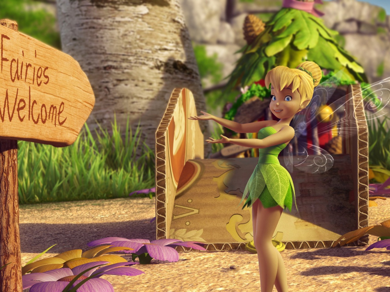 Обои Tinker Bell And The Great Fairy Rescue 2 1280x960