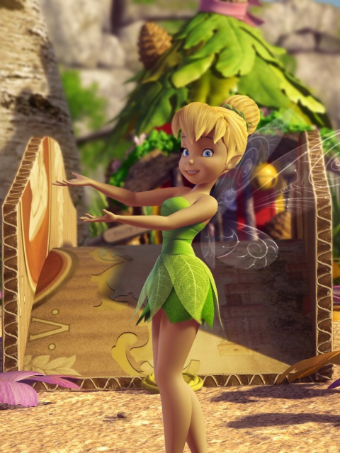 Das Tinker Bell And The Great Fairy Rescue 2 Wallpaper 480x640