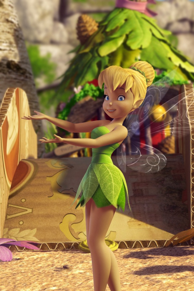 Das Tinker Bell And The Great Fairy Rescue 2 Wallpaper 640x960
