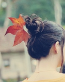 Autumn Hair Style wallpaper 128x160