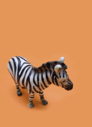 Kostenloses Zebra Toy Wallpaper für Samsung I8350 Omnia W