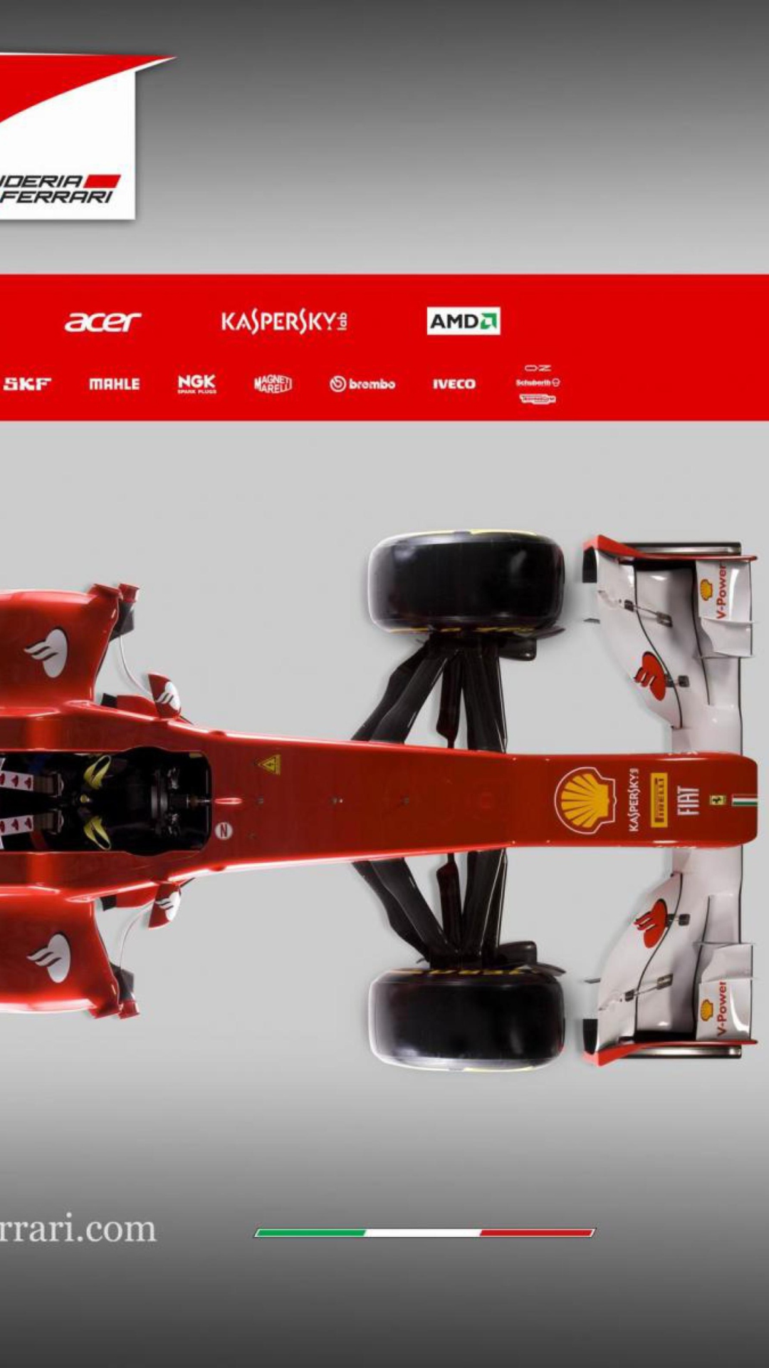 Screenshot №1 pro téma Ferrari F1 1080x1920