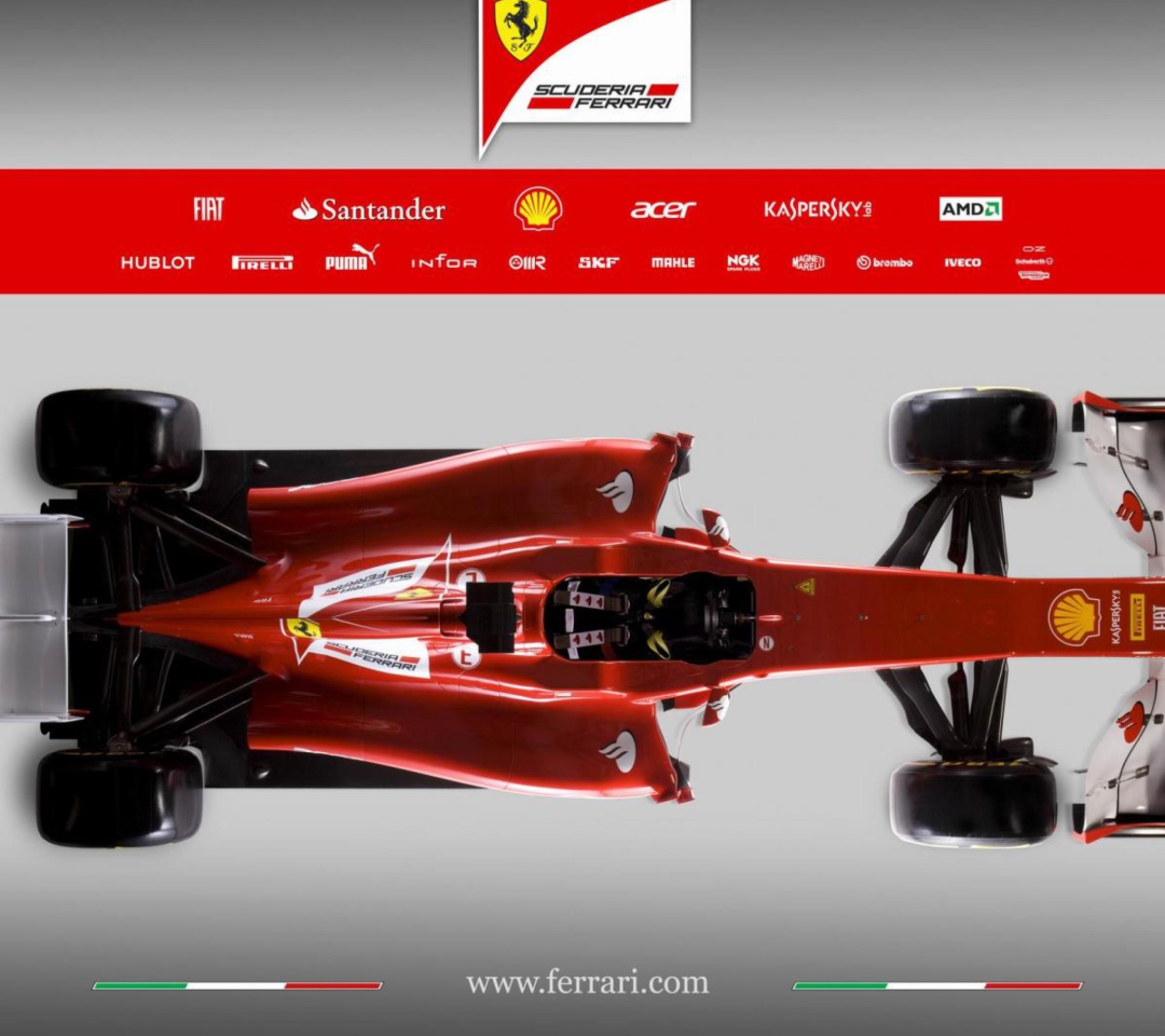 Das Ferrari F1 Wallpaper 1080x960