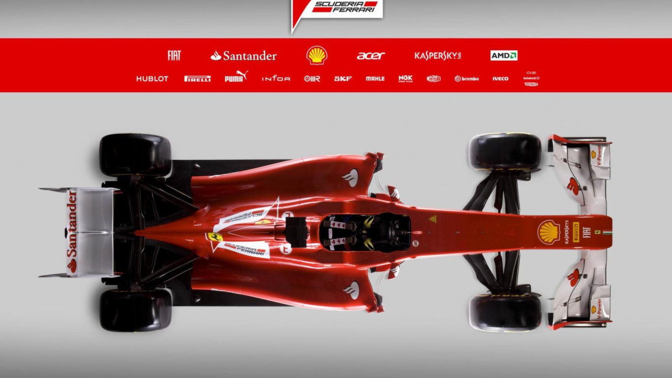 Обои Ferrari F1 1366x768