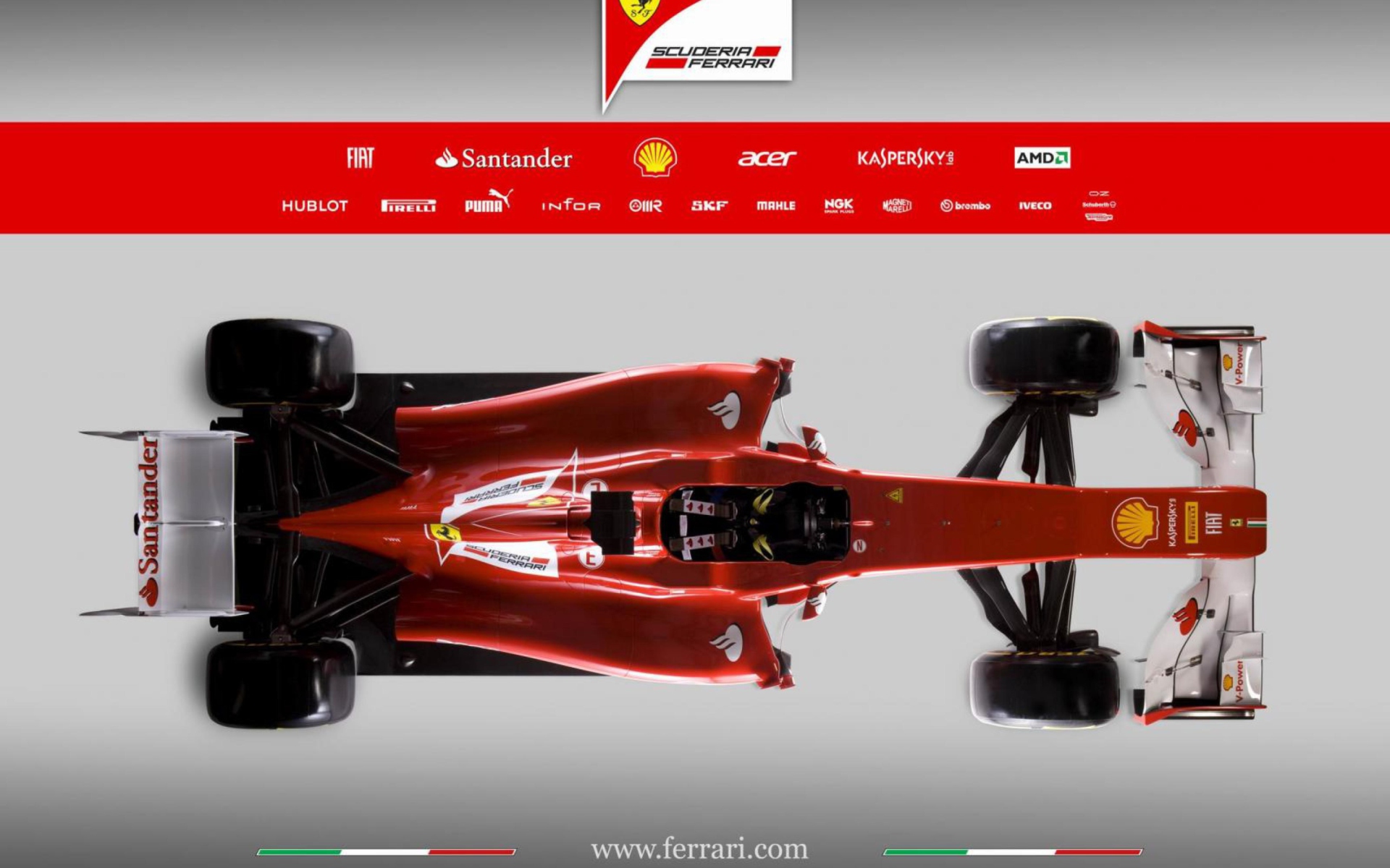 Das Ferrari F1 Wallpaper 1920x1200