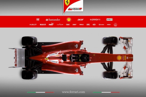 Обои Ferrari F1 480x320