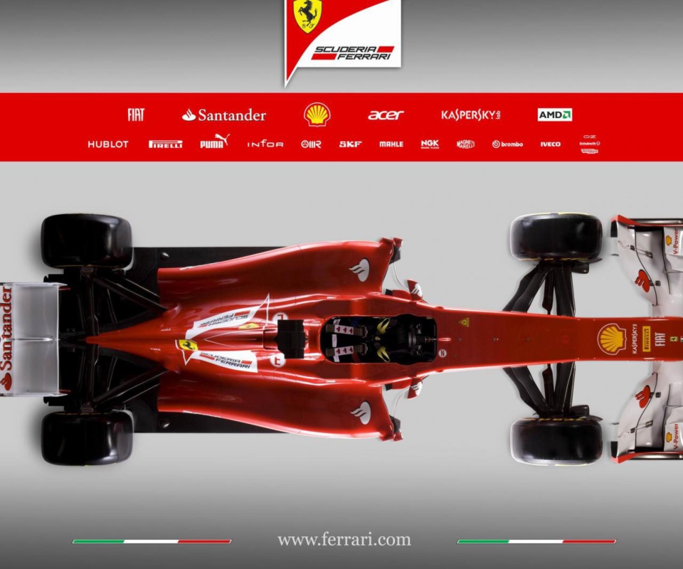 Das Ferrari F1 Wallpaper 960x800