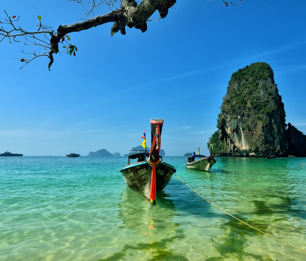 Fondo de pantalla Railay Island Thailand 1200x1024