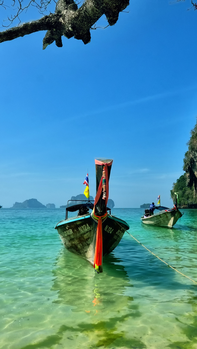 Обои Railay Island Thailand 640x1136