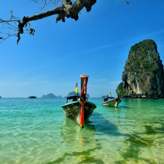 Railay Island Thailand sfondi gratuiti per iPad