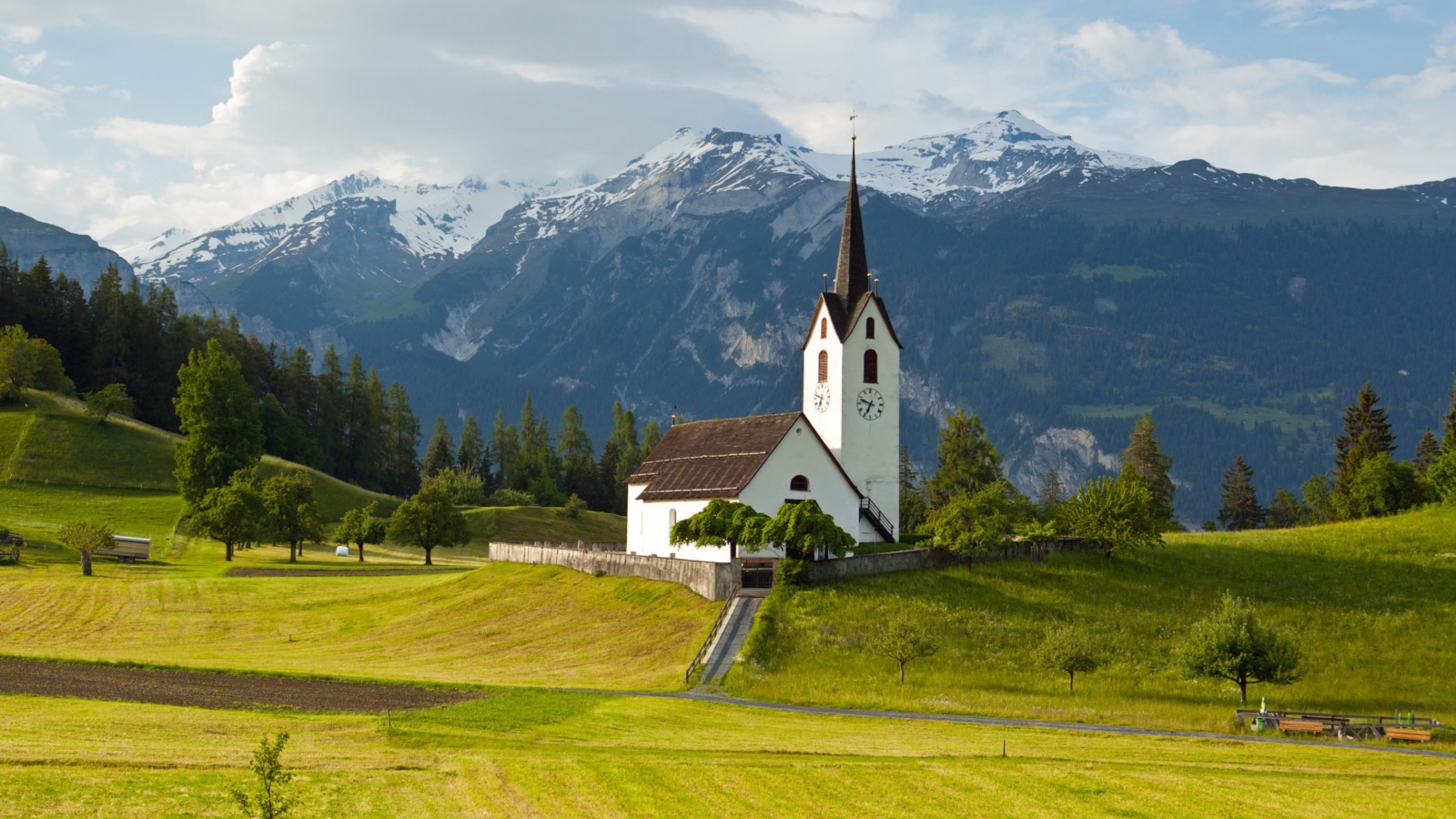 Das Switzerland Alps Wallpaper 1600x900