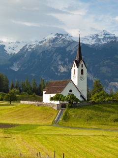 Fondo de pantalla Switzerland Alps 240x320