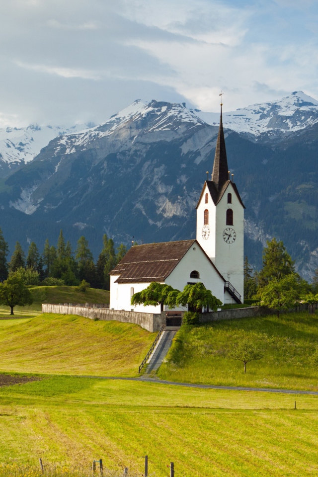 Das Switzerland Alps Wallpaper 640x960