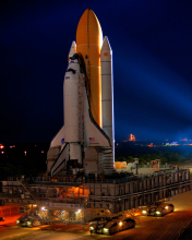 Space Shuttle Discovery wallpaper 176x220