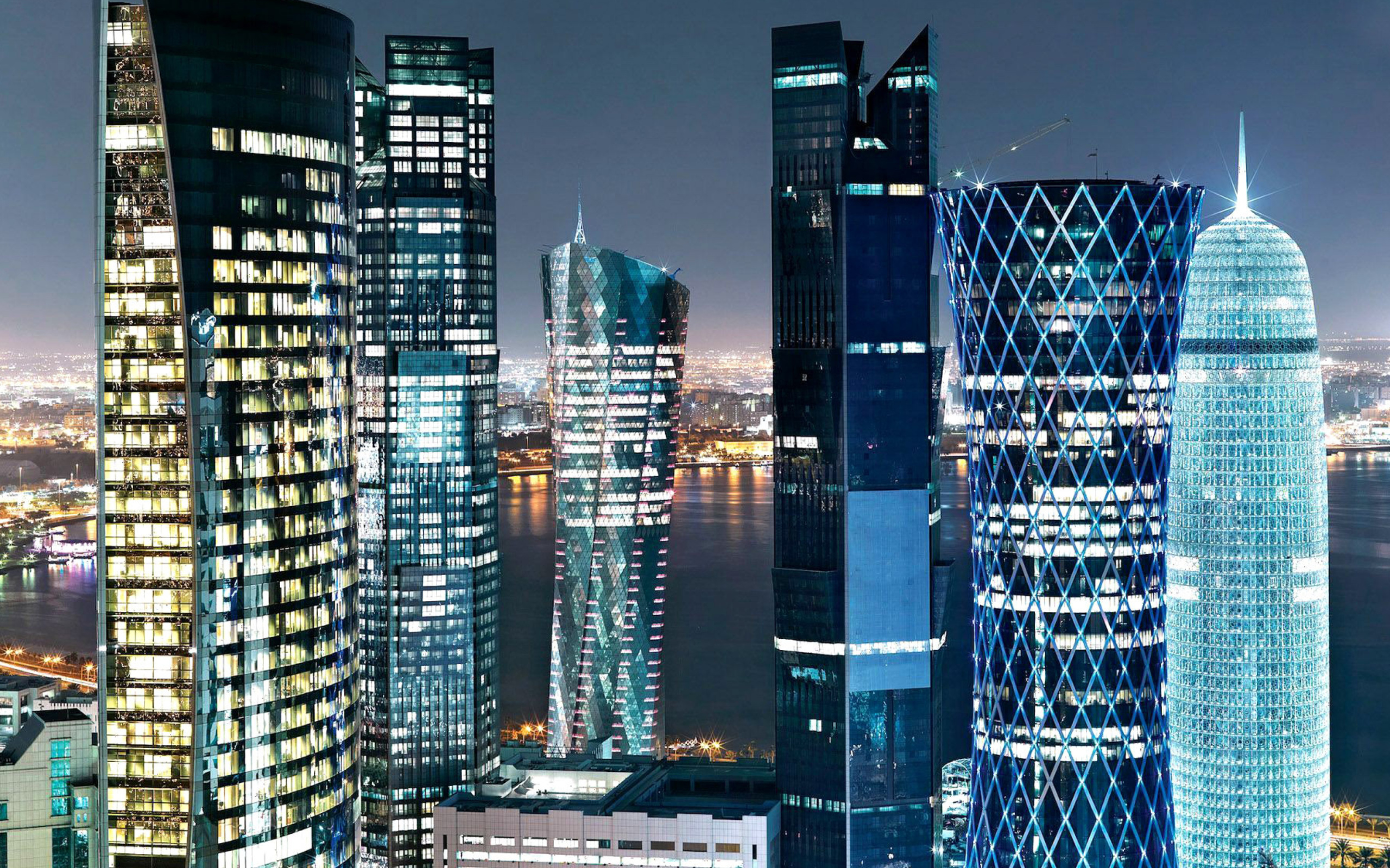 Doha Qatar wallpaper 2560x1600