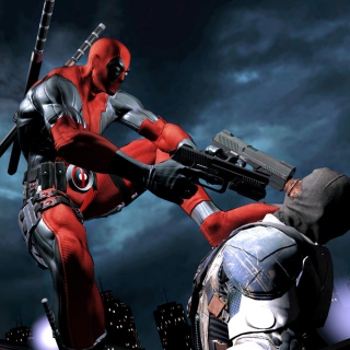 Deadpool Superhero Film Background for 208x208