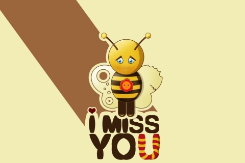 Das I Miss You Wallpaper 480x320