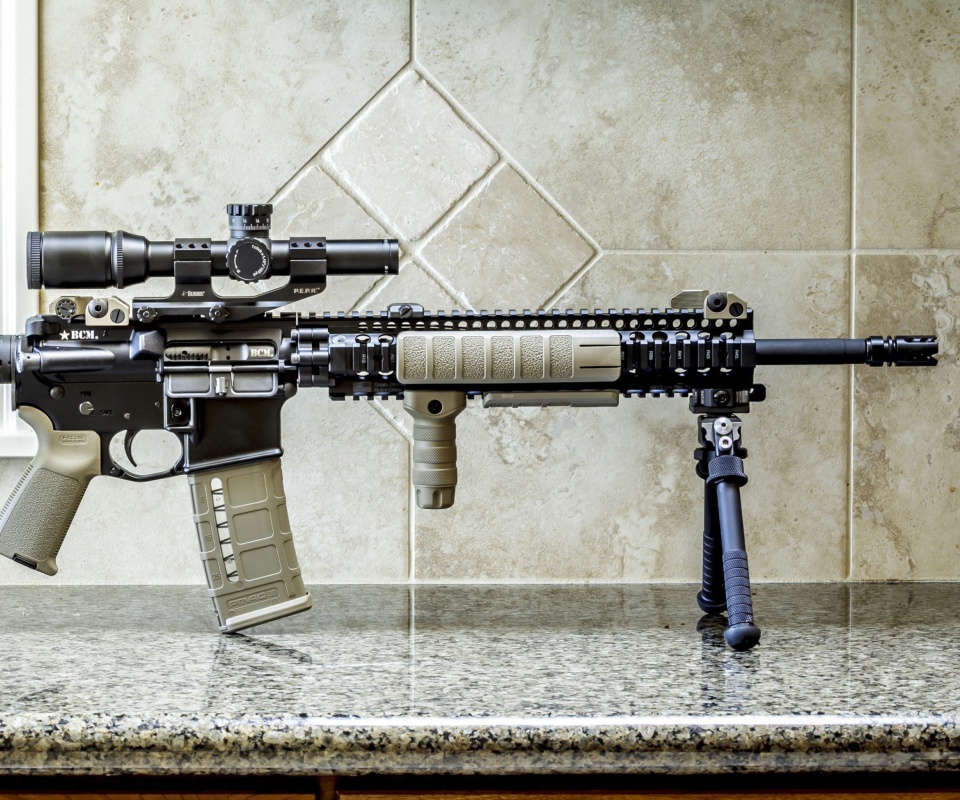 AR15 BCM Assaultrifle wallpaper 960x800