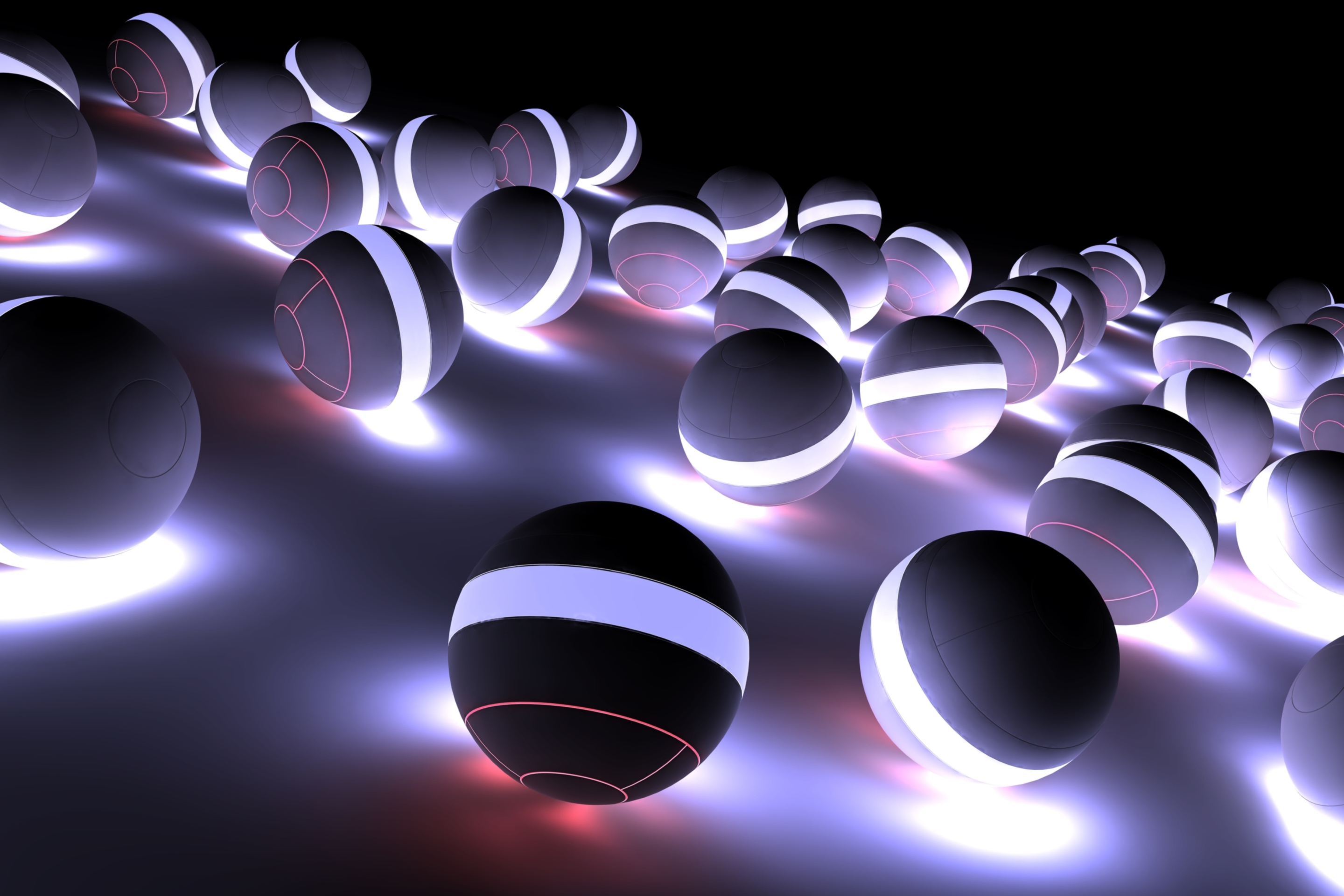 Обои Spherical Balls 2880x1920