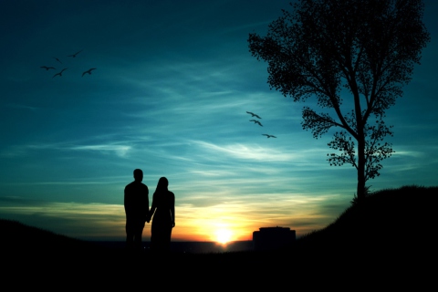 Sfondi Romantic Sunset 480x320