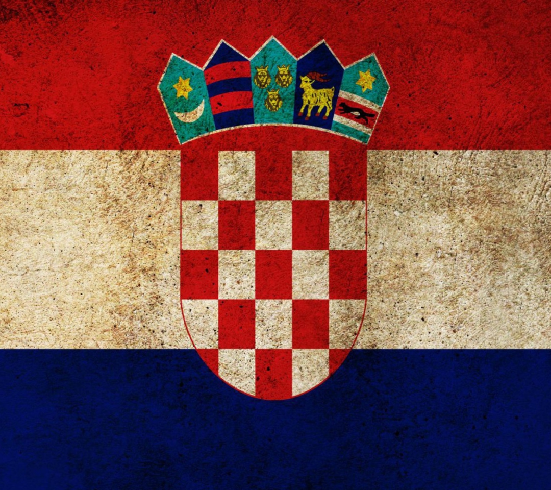 Das Croatia Flag Wallpaper 1080x960