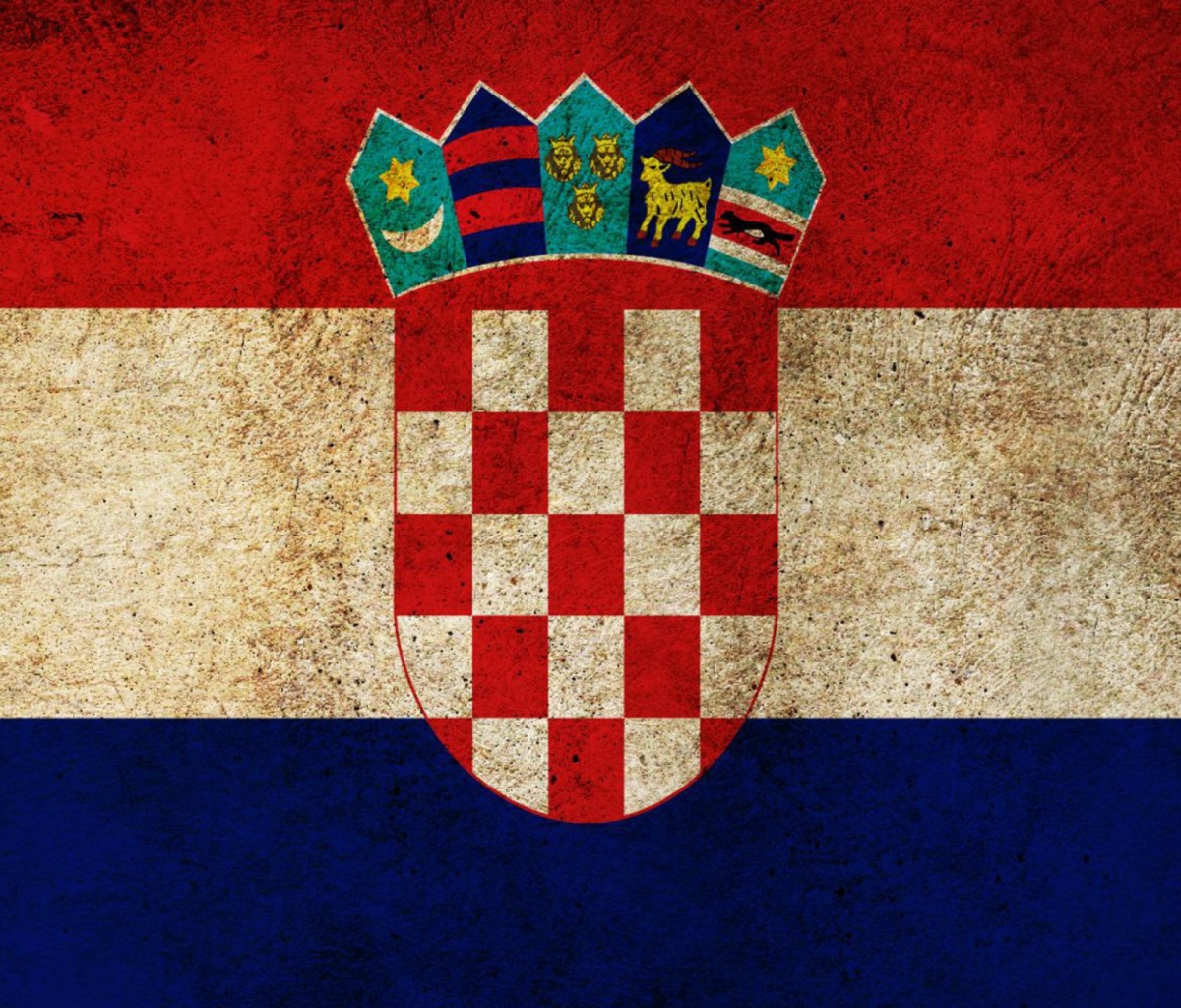 Обои Croatia Flag 1200x1024