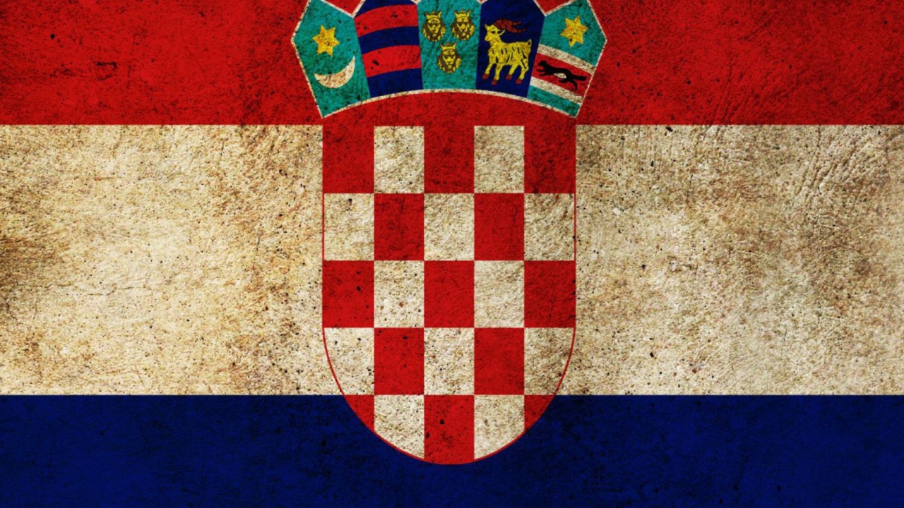 Обои Croatia Flag 1280x720