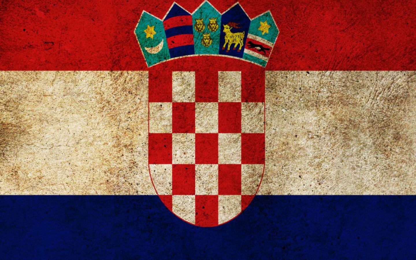 Das Croatia Flag Wallpaper 1440x900