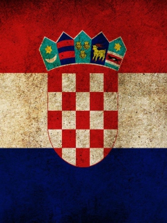 Das Croatia Flag Wallpaper 240x320
