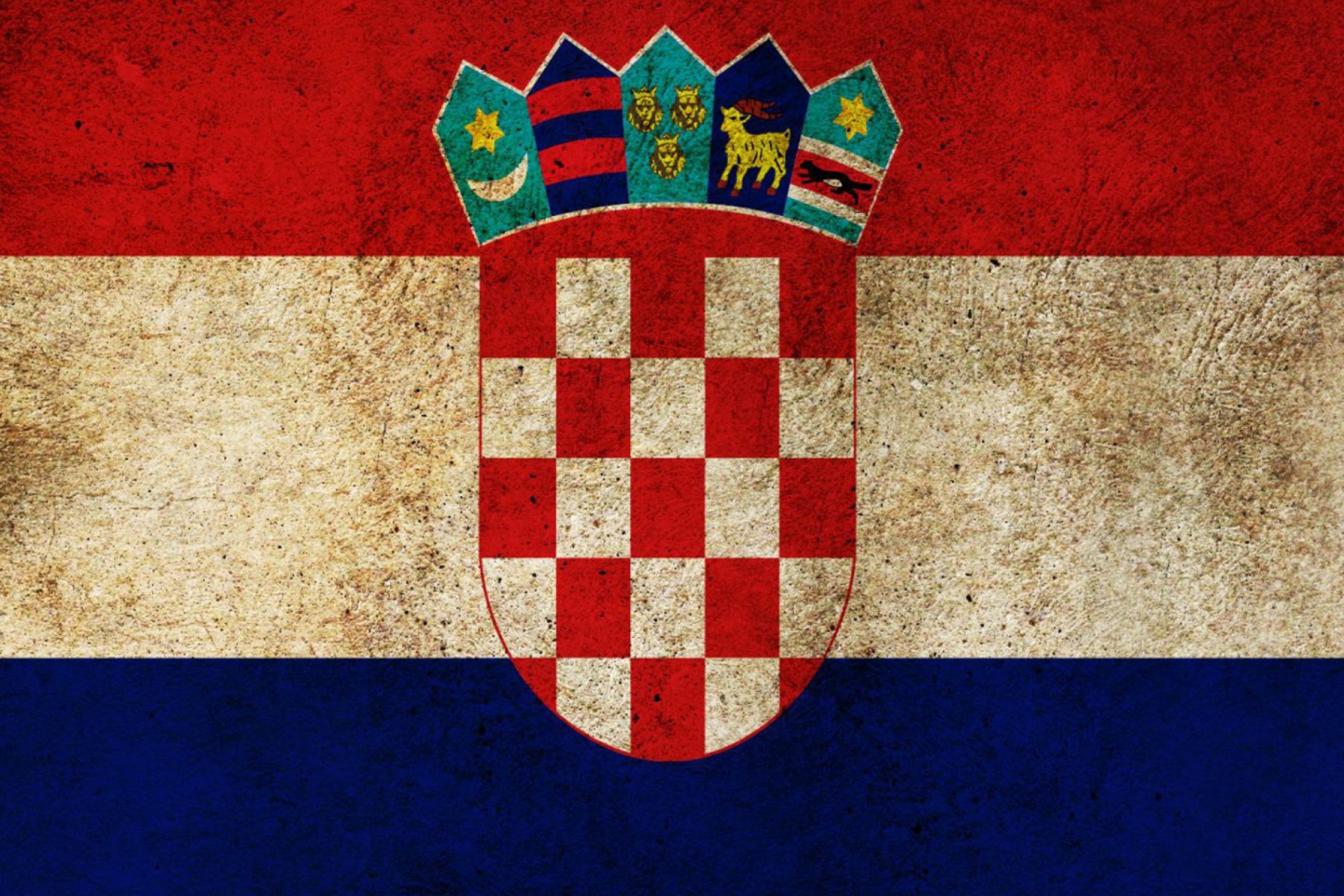 Обои Croatia Flag 2880x1920
