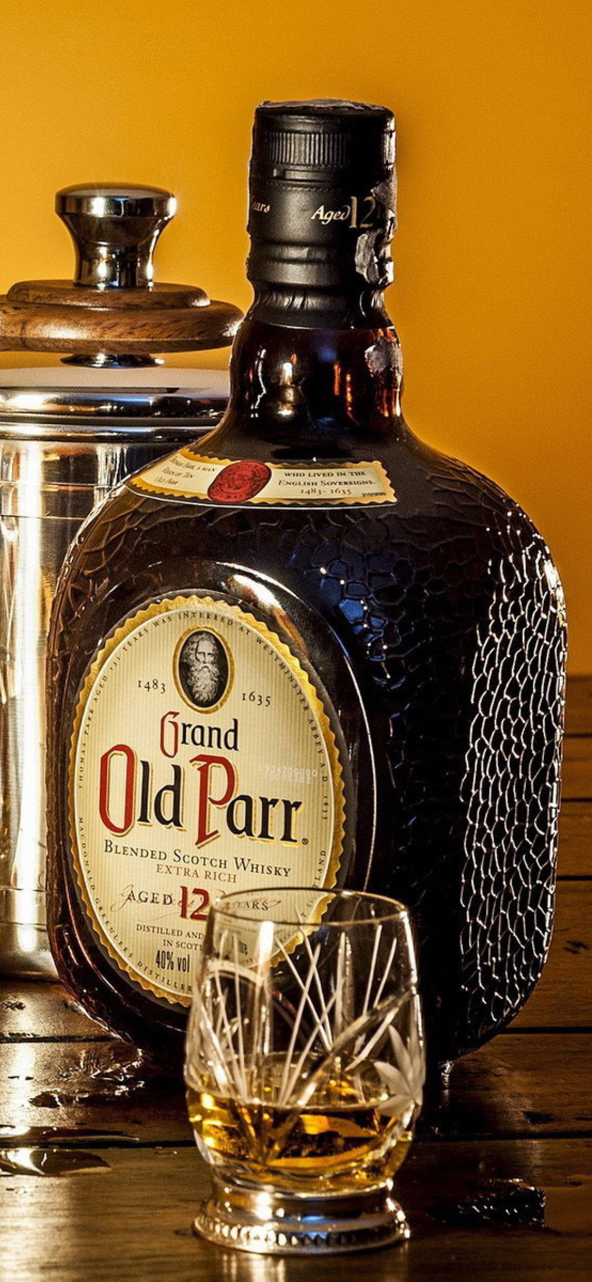 Fondo de pantalla Grand Old Parr Blended Scotch Whisky 1170x2532