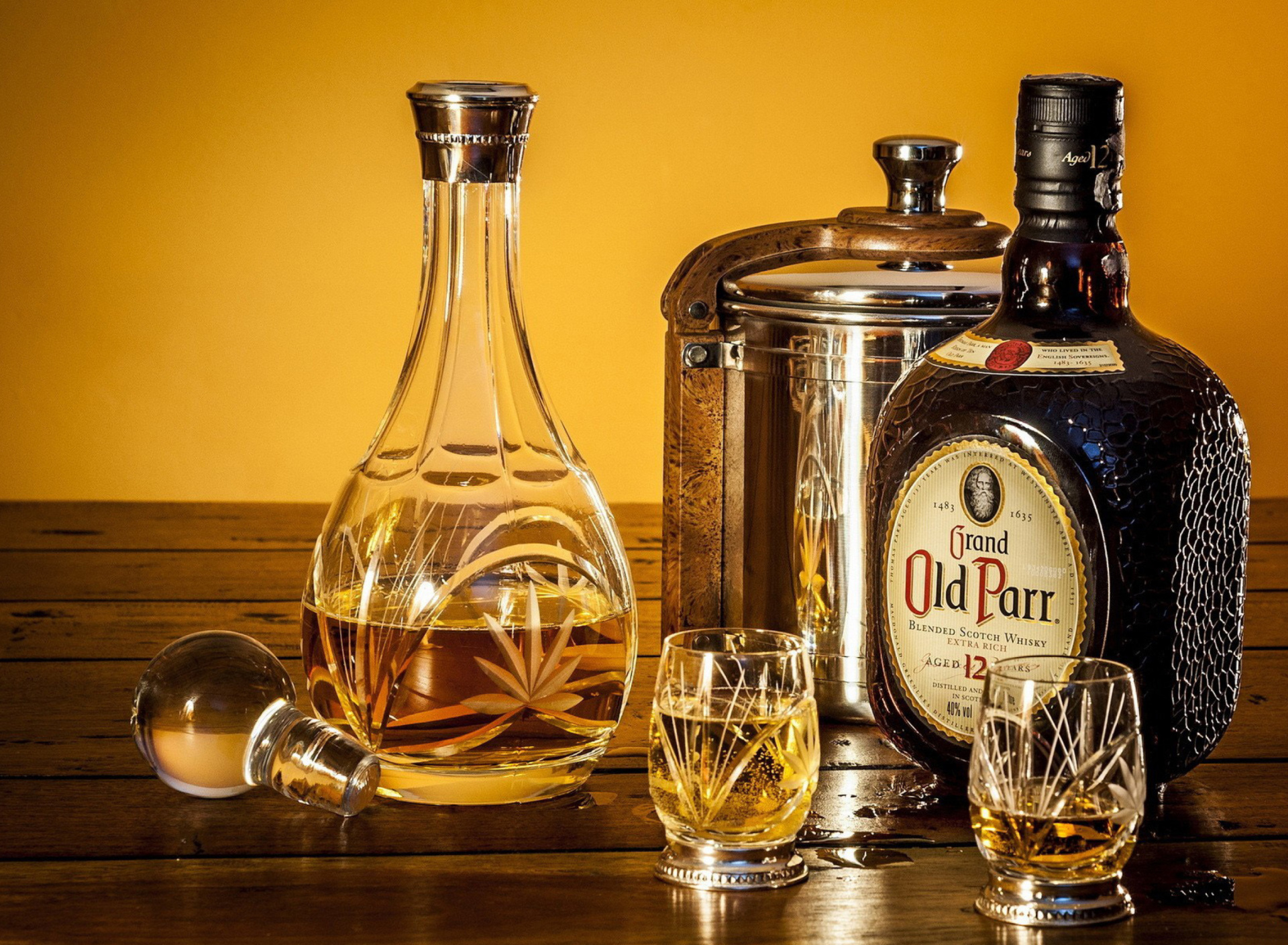 Обои Grand Old Parr Blended Scotch Whisky 1920x1408