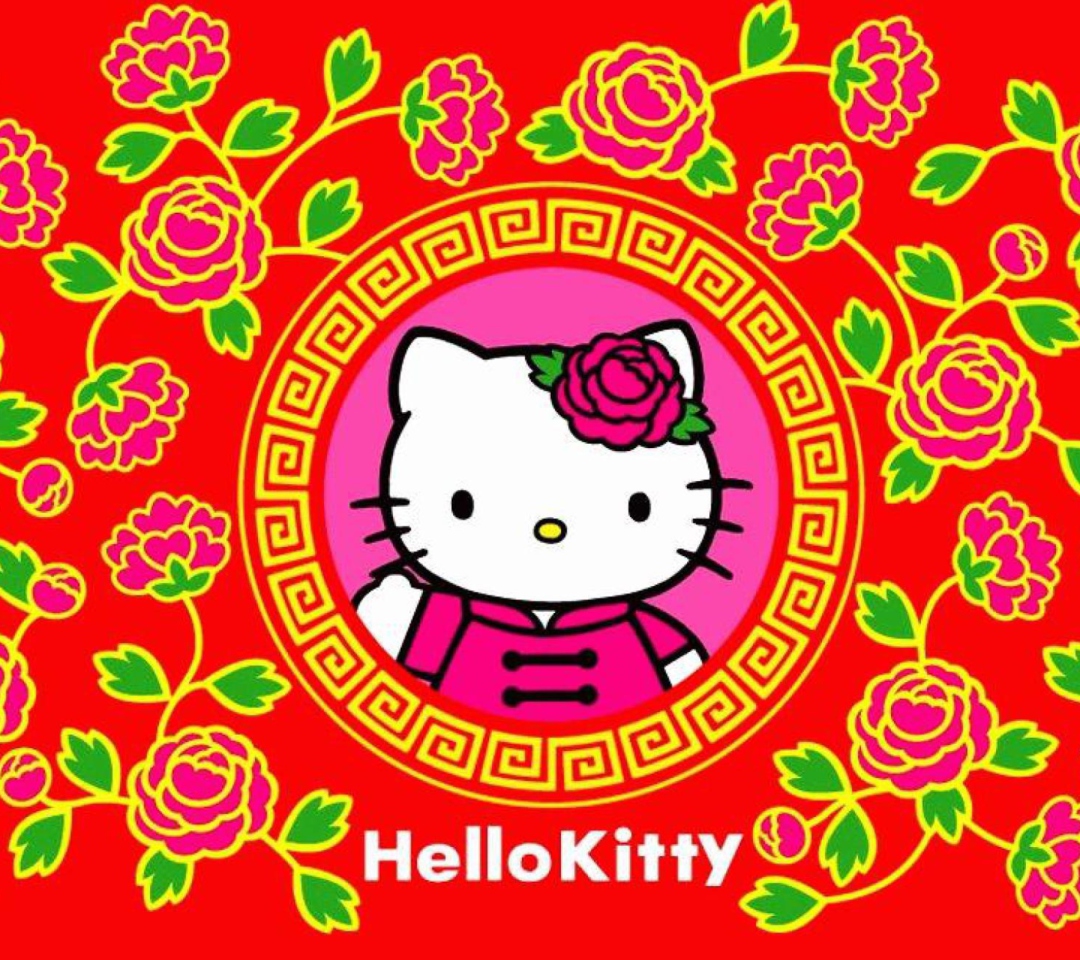 Das Hello Kitty Wallpaper 1080x960